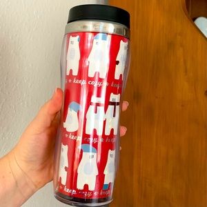Christmas Polar Bear Travel Mug Tumbler
